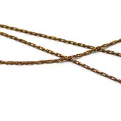 1x2.5mm thin brass boston chain