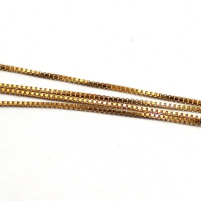 0.8mm brass phone case bracelet box chain