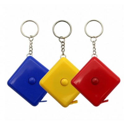 high quality mini tape measure with key ring key chain