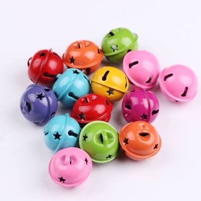 Newest 23mm Pets Pumpkin Bell With Colorful Paint