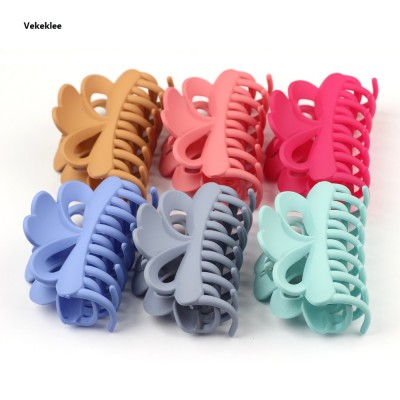 cloudy colour black 7cm diy plastic hair clip quality for girls