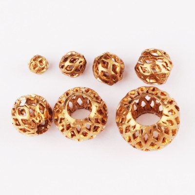 New Style round Brass Teardrop charms Beads for Jewelry Making