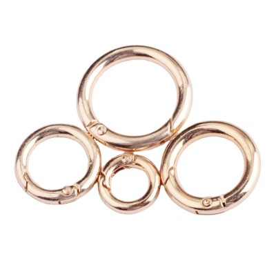 with closed round ring deployment KC gold clasps for necklaces