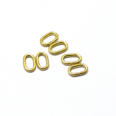 thick jewelry supplies raw brass strong oval jewelry components split ring