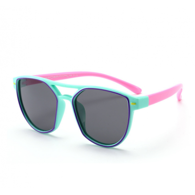 Fashionable TR90 Frame Sunglasses Brand Design Girls Boys Babys Kids Custom Polarized Sunglasses