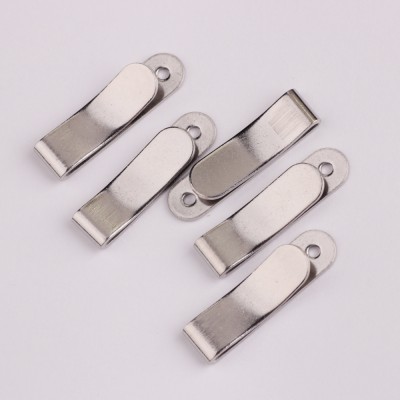 Manufacturers hot selling cheap unique charm men custom stainless steel clip on tie