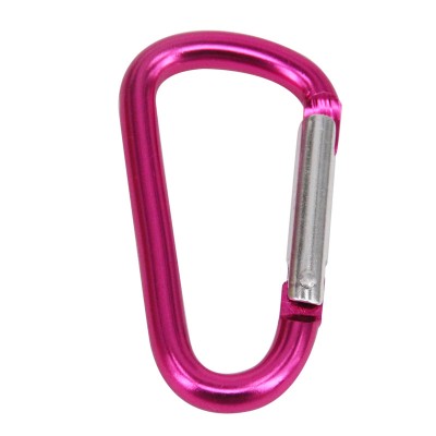 8 colors overstriking aluminium alloy outdoor climbing button carabiner