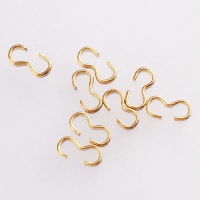 High Quality Colorful Brass S Hooks Accessories for jewelry