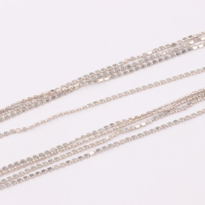 Small ball and rhodium color round chain chains the novel necklaces for guys