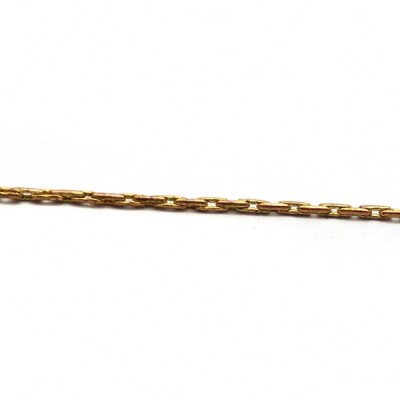 0.8mm wire brass magnetic ball thin golden chain design for men